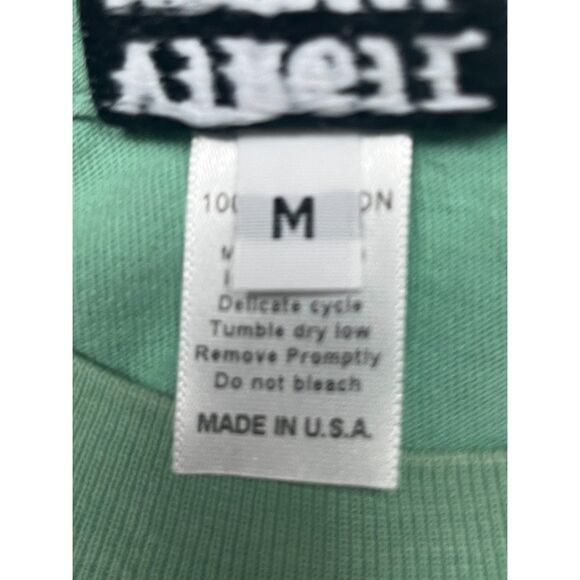 VIRGIL NORMAL Green Long Sleeve XXX Sweatshirt Top Mens Size Medium - Picture 4 of 8